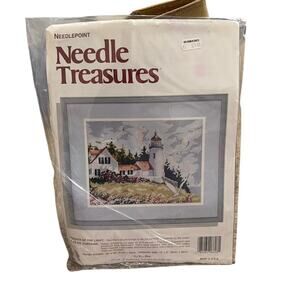 Needle Treasures "Keeper of the Light" needlepoint kit Vintage Sealed New